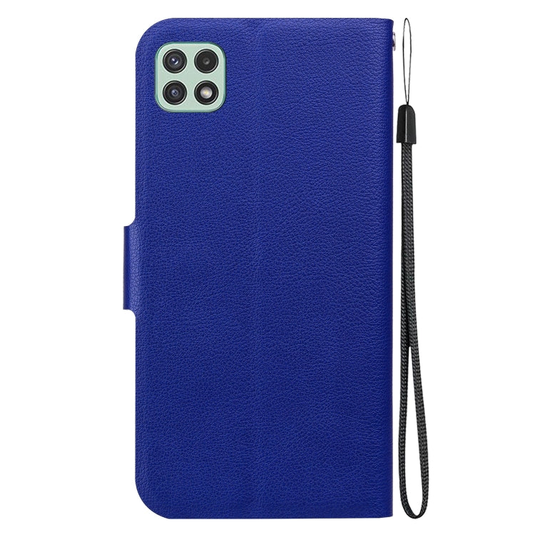 For Samsung Galaxy A22 5G Ultra-thin Voltage Magnetic Buckle Leather Phone Case