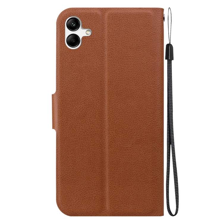 For Samsung Galaxy A04e / F04 / M04 Ultra-thin Voltage Magnetic Buckle Leather Phone Case