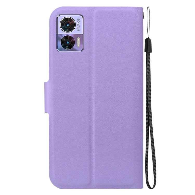 For Motorola Edge 30 Neo / Edge 30 Lite Ultra-thin Voltage Magnetic Buckle Leather Phone Case