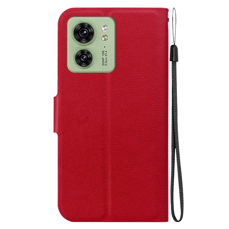 For Motorola Edge 40 Ultra-thin Voltage Magnetic Buckle Leather Phone Case