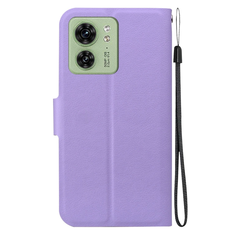For Motorola Edge 40 Ultra-thin Voltage Magnetic Buckle Leather Phone Case