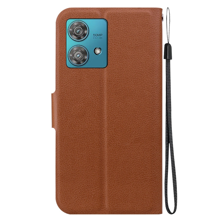 For Motorola Edge 40 Neo Ultra-thin Voltage Magnetic Buckle Leather Phone Case