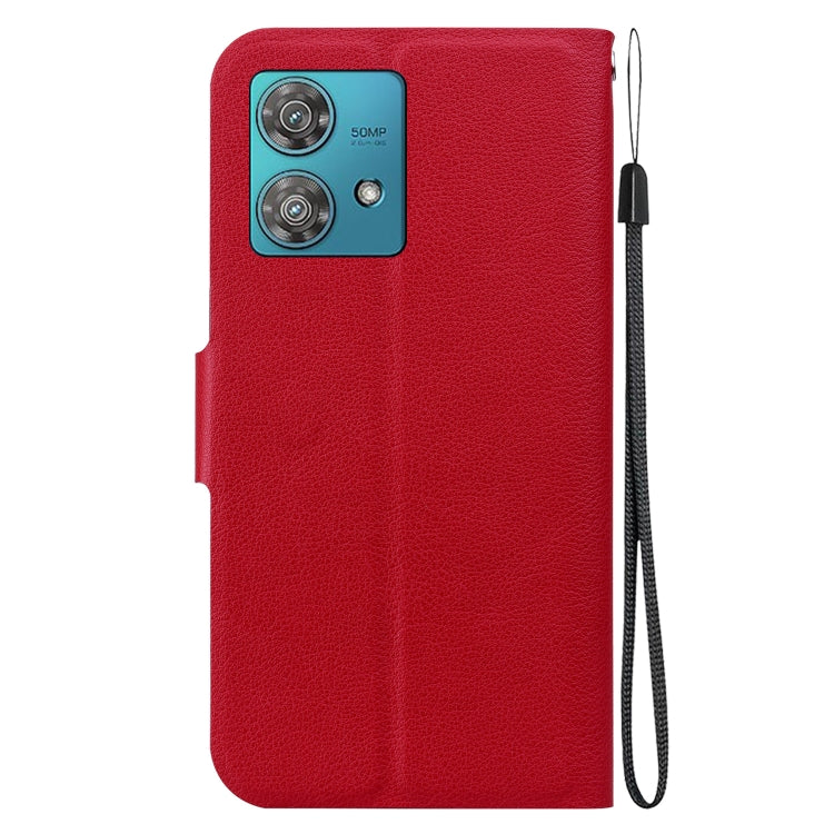 For Motorola Edge 40 Neo Ultra-thin Voltage Magnetic Buckle Leather Phone Case