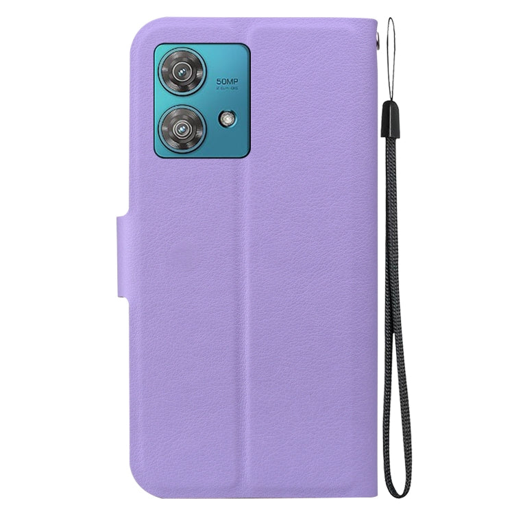 For Motorola Edge 40 Neo Ultra-thin Voltage Magnetic Buckle Leather Phone Case
