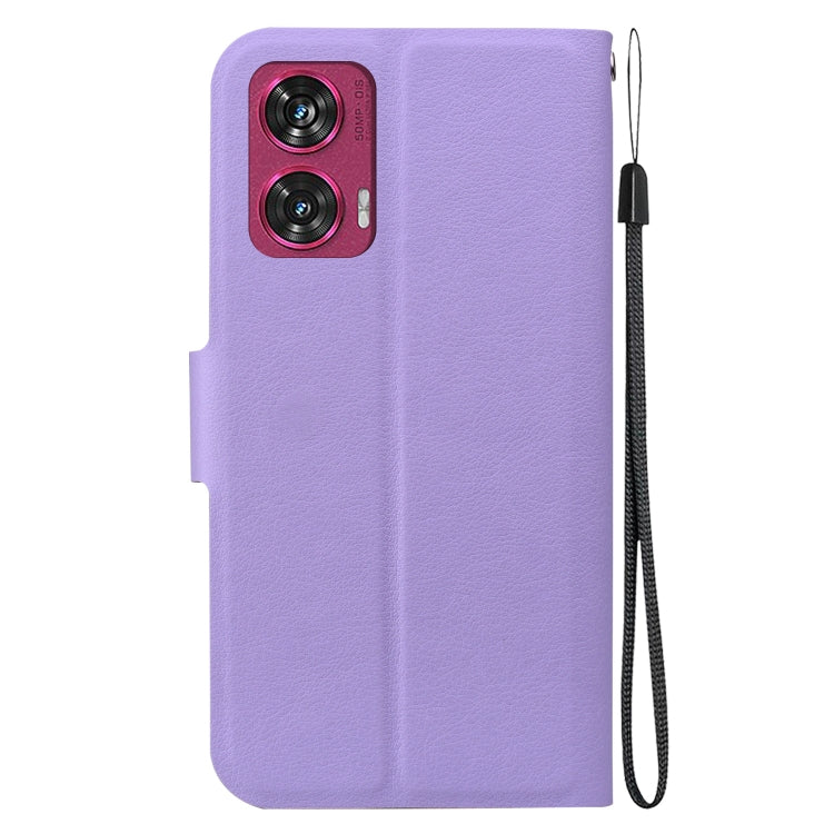 For Motorola Edge 50 Fusion Ultra-thin Voltage Magnetic Buckle Leather Phone Case
