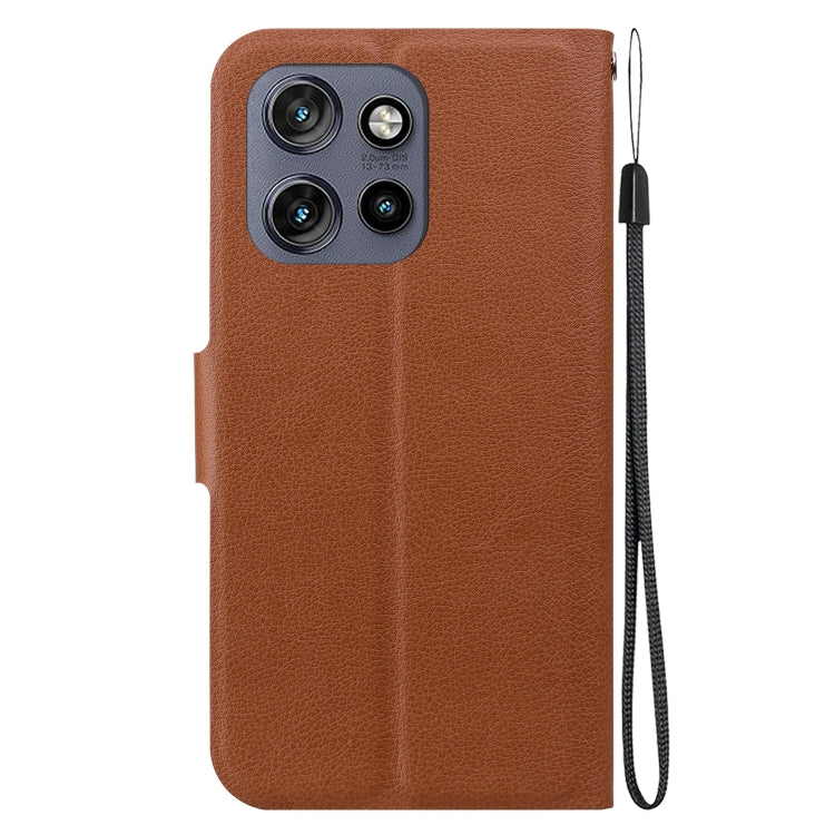 For Motorola Edge 50 Neo 5G Global Ultra-thin Voltage Magnetic Buckle Leather Phone Case