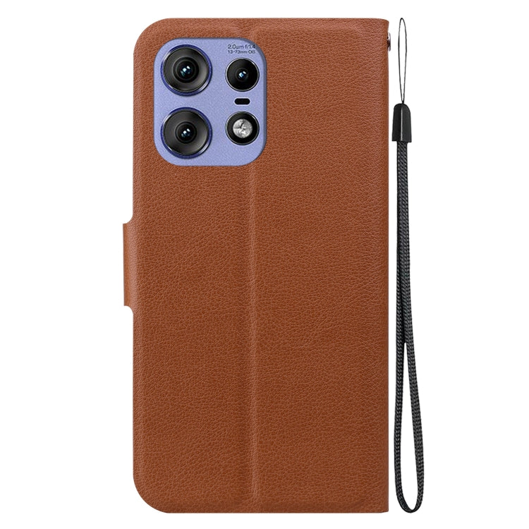 For Motorola Edge 50 Pro Ultra-thin Voltage Magnetic Buckle Leather Phone Case
