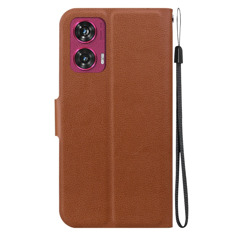 For Motorola Edge 50 Ultra Ultra-thin Voltage Magnetic Buckle Leather Phone Case