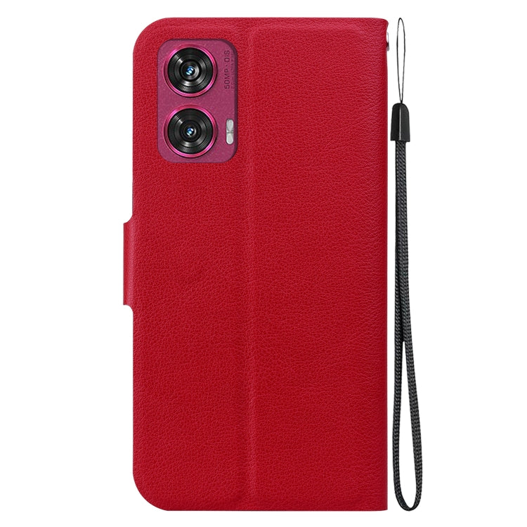 For Motorola Edge 50 Ultra Ultra-thin Voltage Magnetic Buckle Leather Phone Case