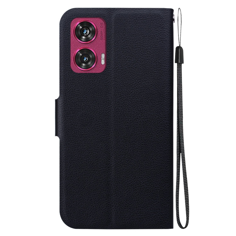 For Motorola Edge 50 Ultra Ultra-thin Voltage Magnetic Buckle Leather Phone Case