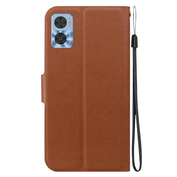 For Motorola Moto E22 / Moto E22i Ultra-thin Voltage Magnetic Buckle Leather Phone Case
