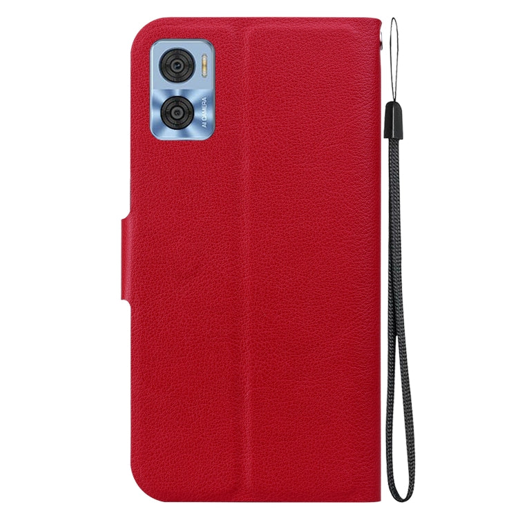 For Motorola Moto E22 / Moto E22i Ultra-thin Voltage Magnetic Buckle Leather Phone Case