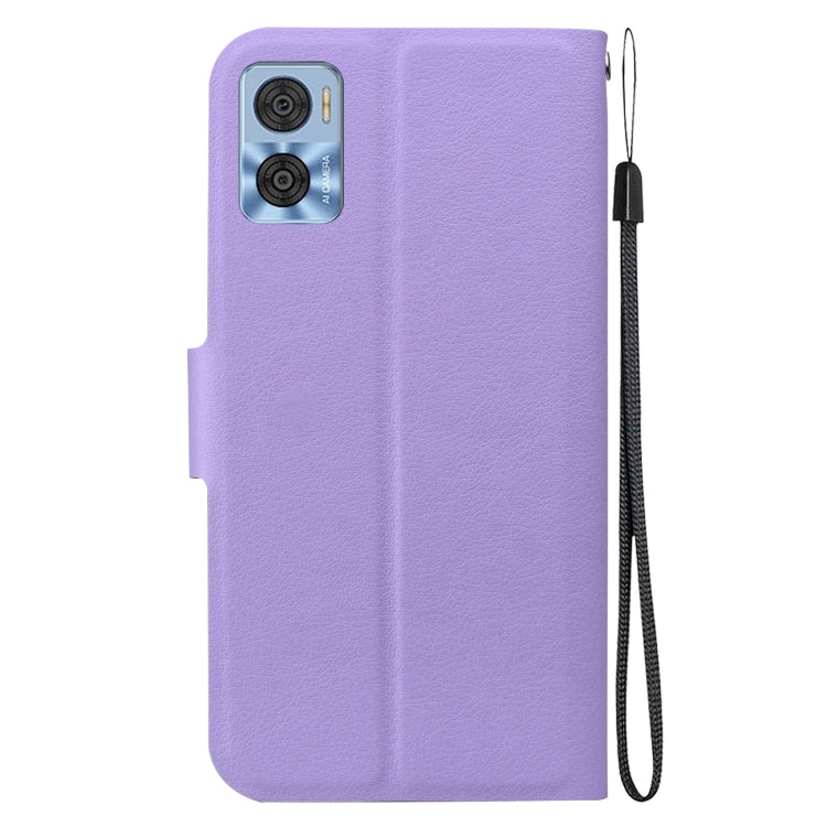 For Motorola Moto E22 / Moto E22i Ultra-thin Voltage Magnetic Buckle Leather Phone Case