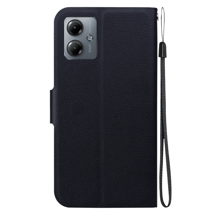 For Motorola Moto G14 Ultra-thin Voltage Magnetic Buckle Leather Phone Case