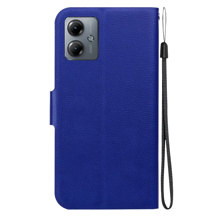 For Motorola Moto G14 Ultra-thin Voltage Magnetic Buckle Leather Phone Case