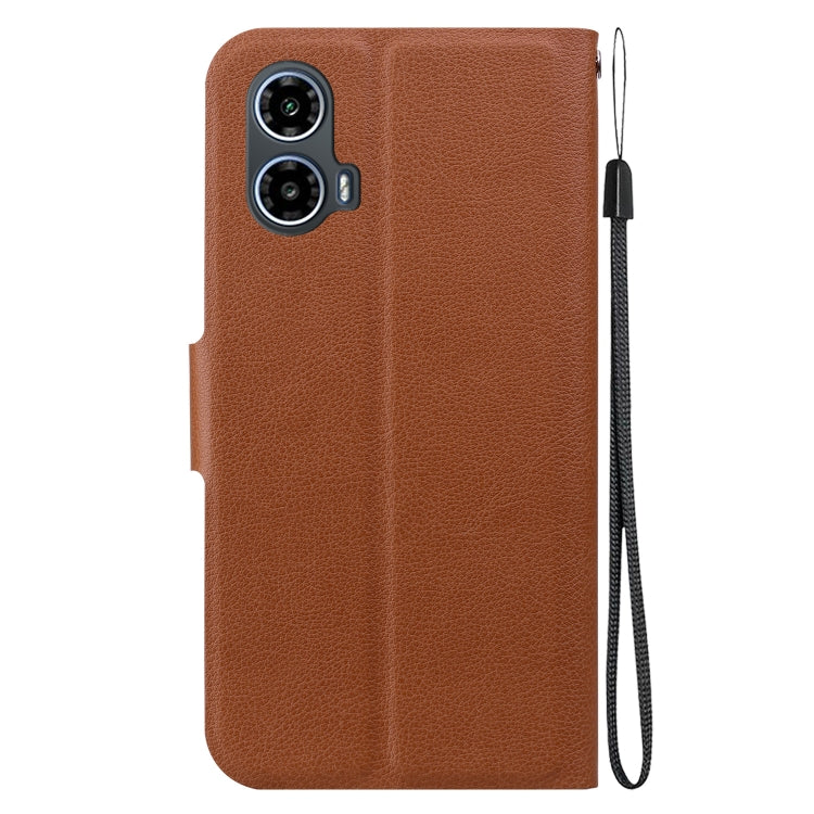 For Motorola Moto G34 Ultra-thin Voltage Magnetic Buckle Leather Phone Case