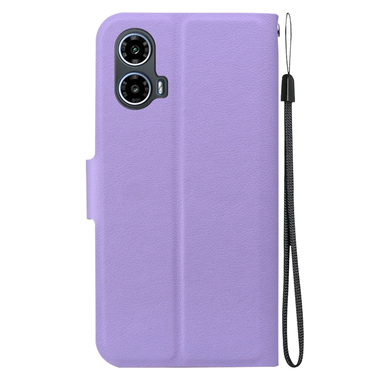 For Motorola Moto G34 Ultra-thin Voltage Magnetic Buckle Leather Phone Case