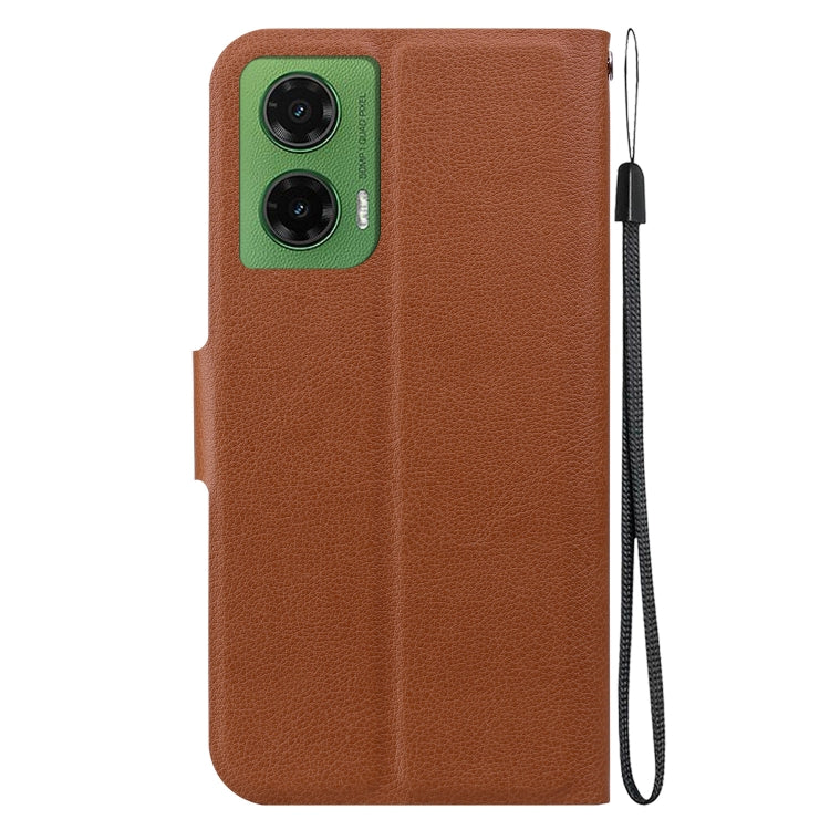 For Motorola Moto G35 Ultra-thin Voltage Magnetic Buckle Leather Phone Case