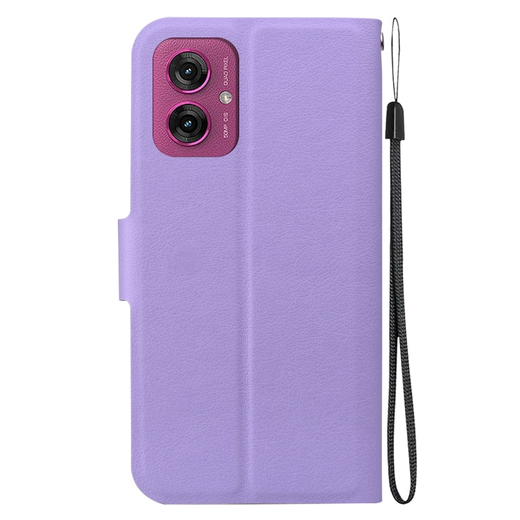 For Motorola Moto G55 Ultra-thin Voltage Magnetic Buckle Leather Phone Case