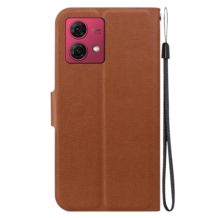 For Motorola Moto G84 Ultra-thin Voltage Magnetic Buckle Leather Phone Case