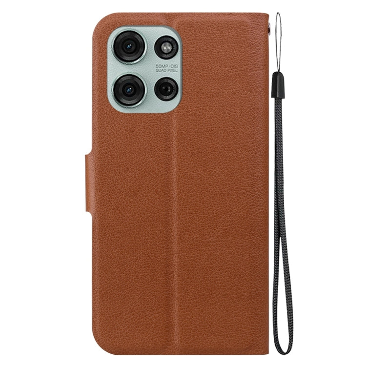 For Motorola Moto G75 5G Ultra-thin Voltage Magnetic Buckle Leather Phone Case