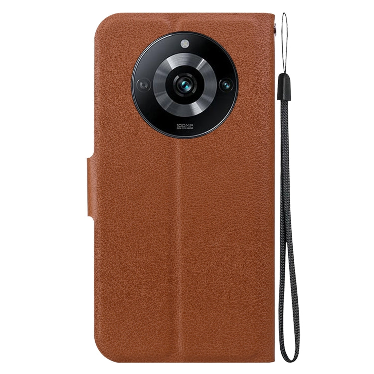 For Realme 11 Pro / 11 Pro+ Ultra-thin Voltage Magnetic Buckle Leather Phone Case