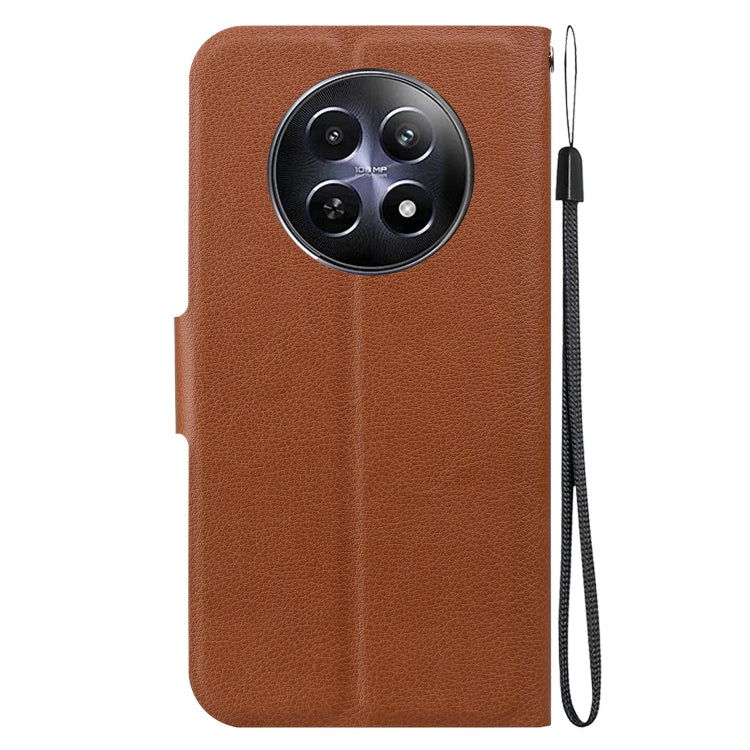 For Realme 12 5G Ultra-thin Voltage Magnetic Buckle Leather Phone Case