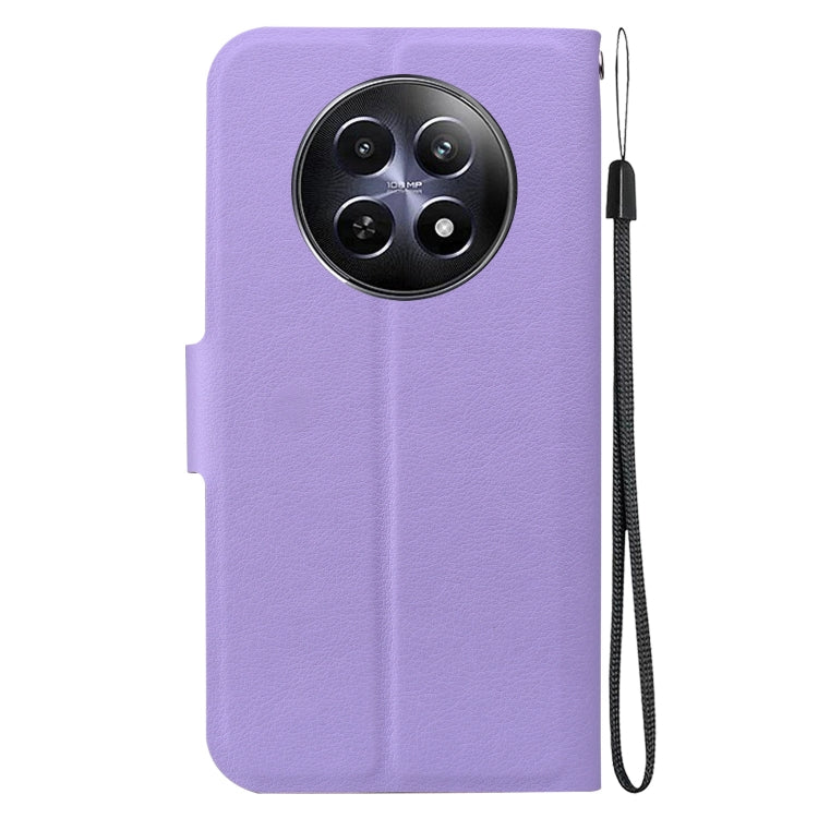 For Realme 12 5G Ultra-thin Voltage Magnetic Buckle Leather Phone Case