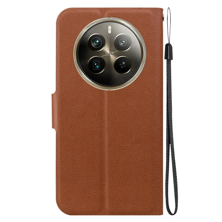 For Realme 12 Pro+ Ultra-thin Voltage Magnetic Buckle Leather Phone Case