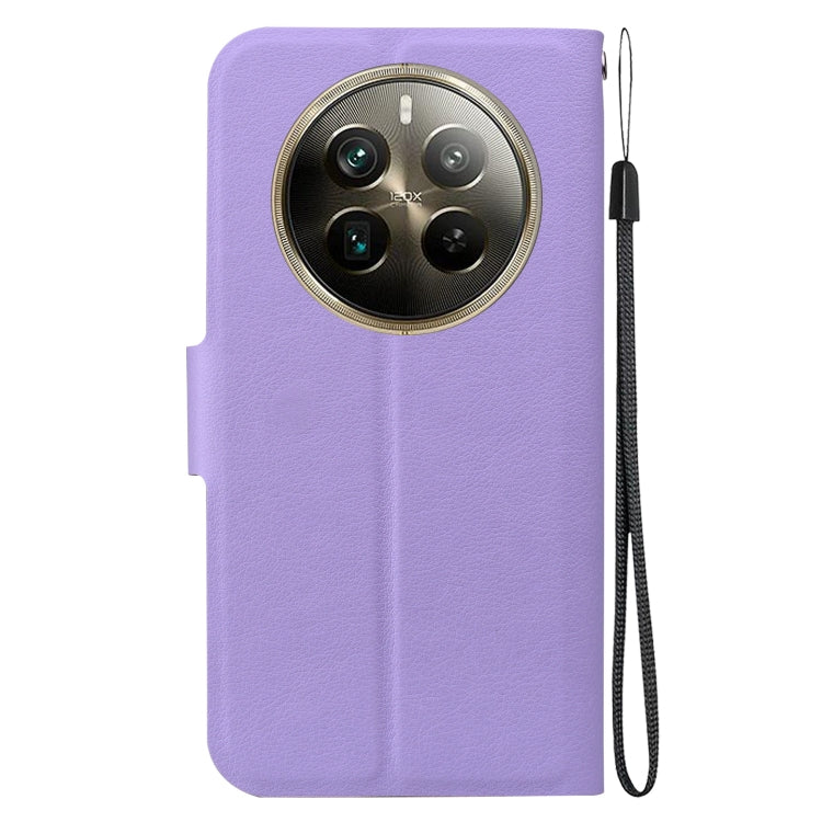 For Realme 12 Pro+ Ultra-thin Voltage Magnetic Buckle Leather Phone Case