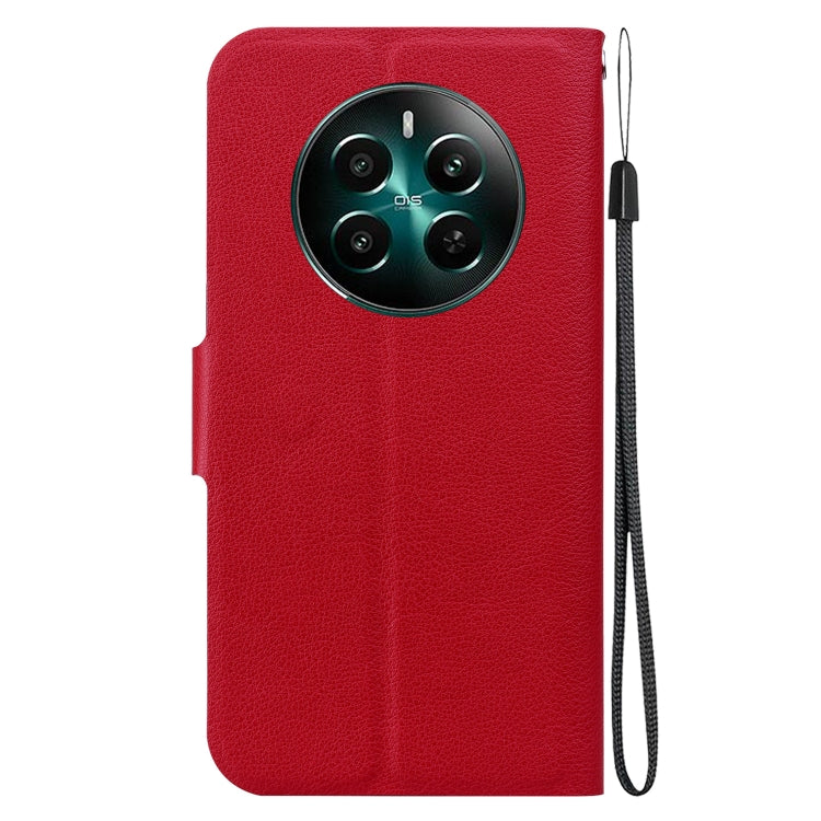 For Realme 12+ Ultra-thin Voltage Magnetic Buckle Leather Phone Case