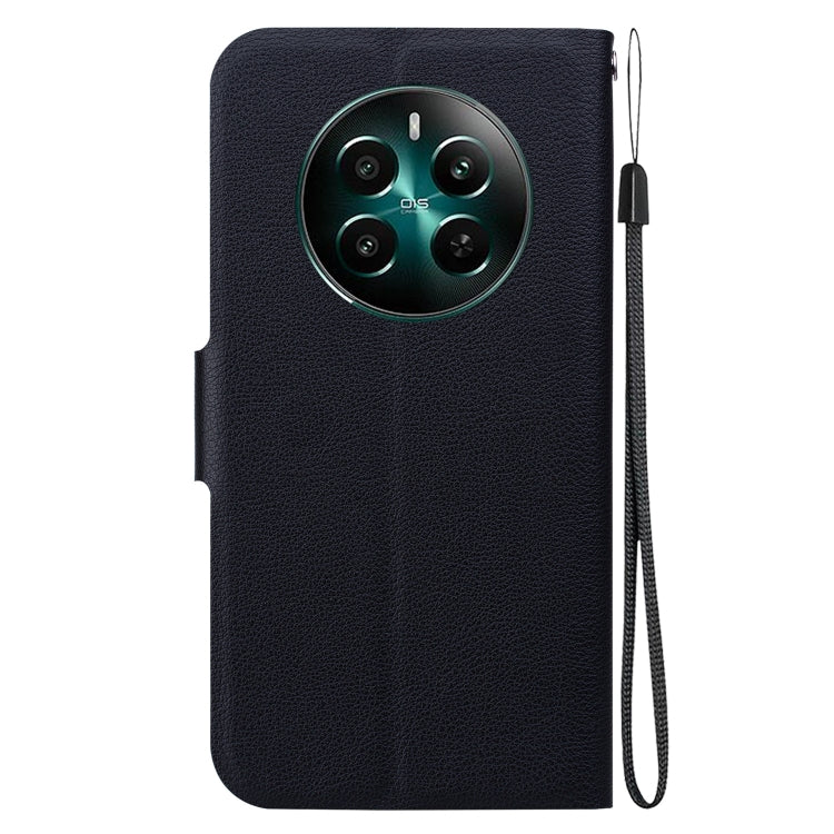 For Realme 12+ Ultra-thin Voltage Magnetic Buckle Leather Phone Case