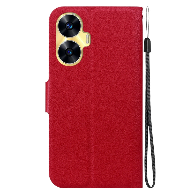 For Realme C55 / Narzo N55 Ultra-thin Voltage Magnetic Buckle Leather Phone Case