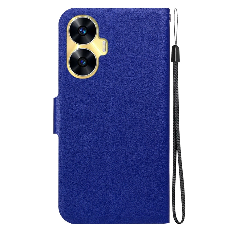 For Realme C55 / Narzo N55 Ultra-thin Voltage Magnetic Buckle Leather Phone Case