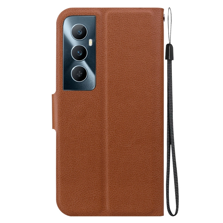 For Realme C65 4G Ultra-thin Voltage Magnetic Buckle Leather Phone Case