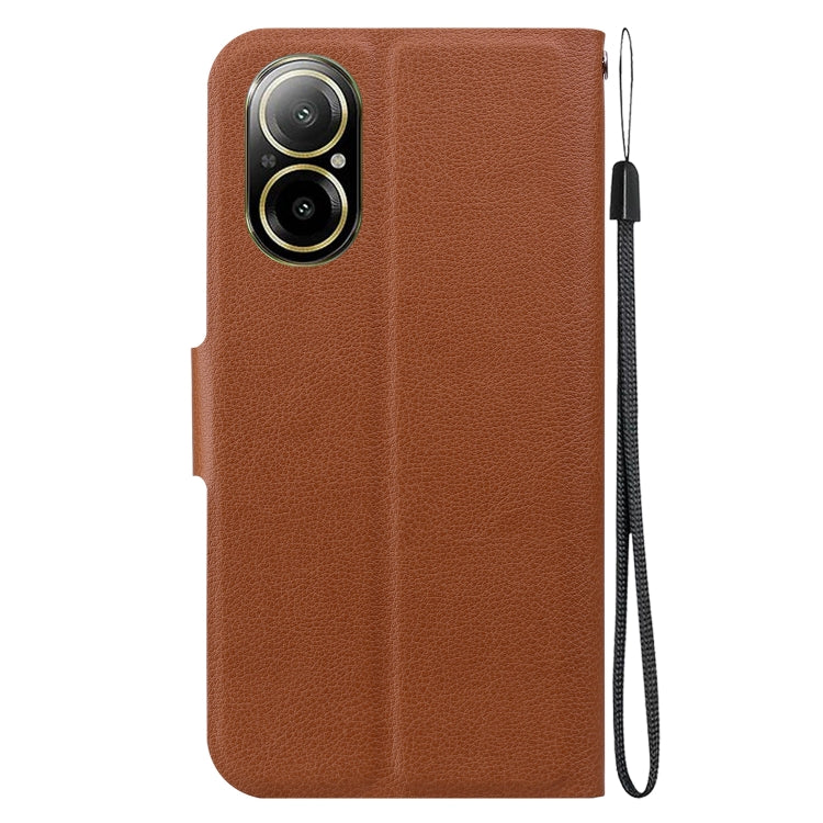 For Realme C67 4G Global Ultra-thin Voltage Magnetic Buckle Leather Phone Case