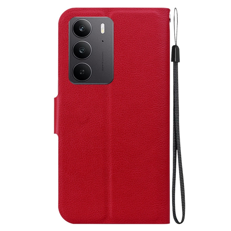 For Realme C75 Ultra-thin Voltage Magnetic Buckle Leather Phone Case