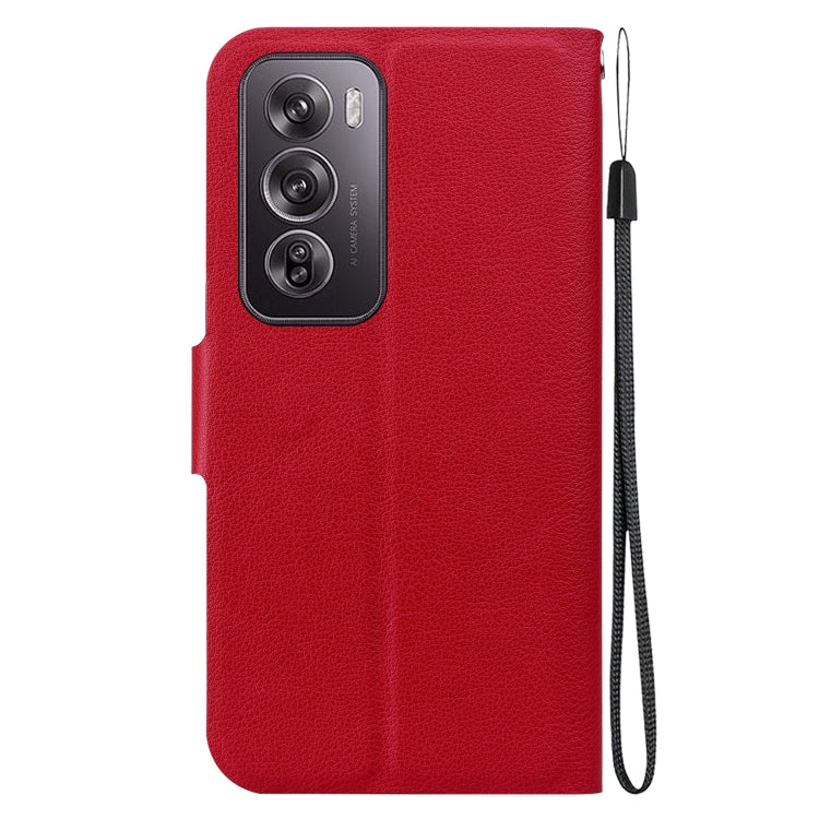 For OPPO Reno12 Pro 5G Global Ultra-thin Voltage Magnetic Buckle Leather Phone Case