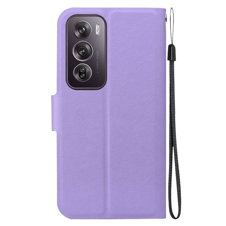 For OPPO Reno12 Pro 5G Global Ultra-thin Voltage Magnetic Buckle Leather Phone Case