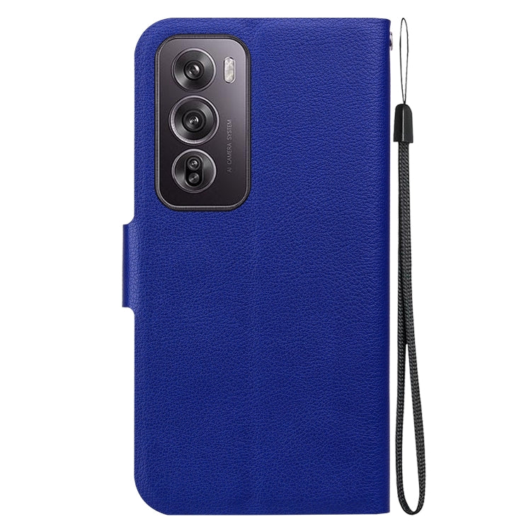 For OPPO Reno12 Pro 5G Global Ultra-thin Voltage Magnetic Buckle Leather Phone Case