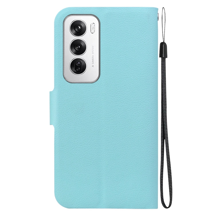 For OPPO Reno12 5G Global Ultra-thin Voltage Magnetic Buckle Leather Phone Case