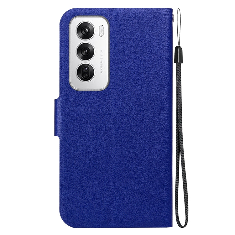 For OPPO Reno12 5G Global Ultra-thin Voltage Magnetic Buckle Leather Phone Case