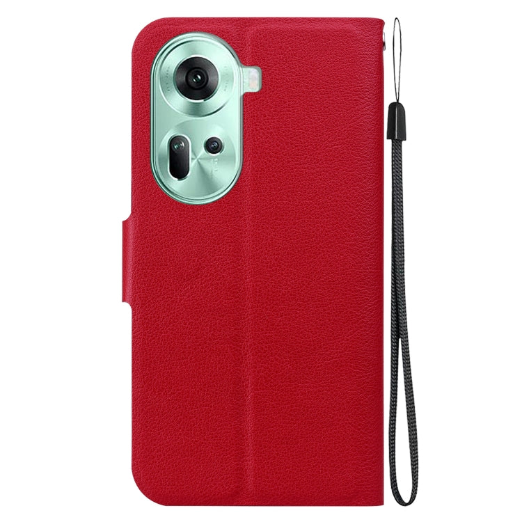 For OPPO Reno11 Global Ultra-thin Voltage Magnetic Buckle Leather Phone Case