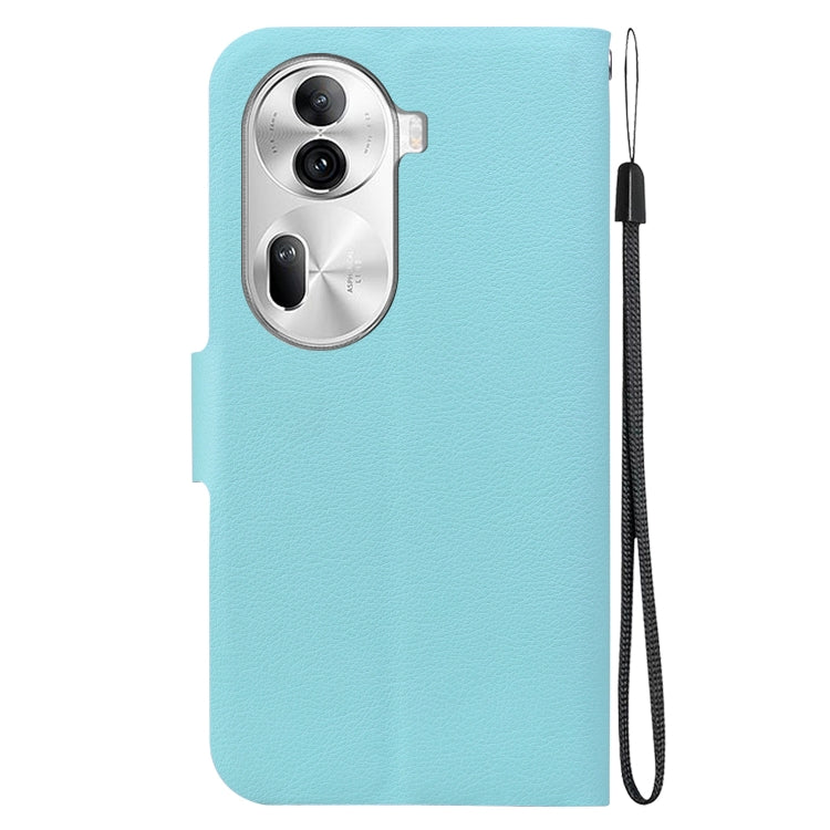 For OPPO Reno11 Pro 5G Global Ultra-thin Voltage Magnetic Buckle Leather Phone Case