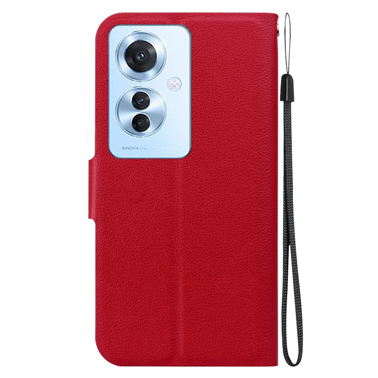 For OPPO Reno11 F / F25 Pro Global Ultra-thin Voltage Magnetic Buckle Leather Phone Case