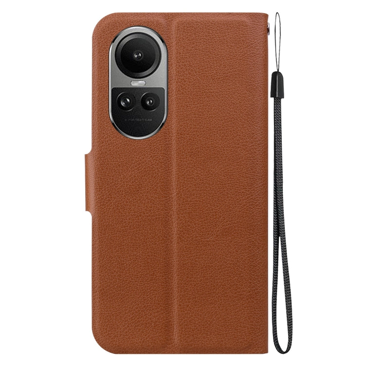 For OPPO Reno10 5G / Reno10 Pro 5G Global Ultra-thin Voltage Magnetic Buckle Leather Phone Case