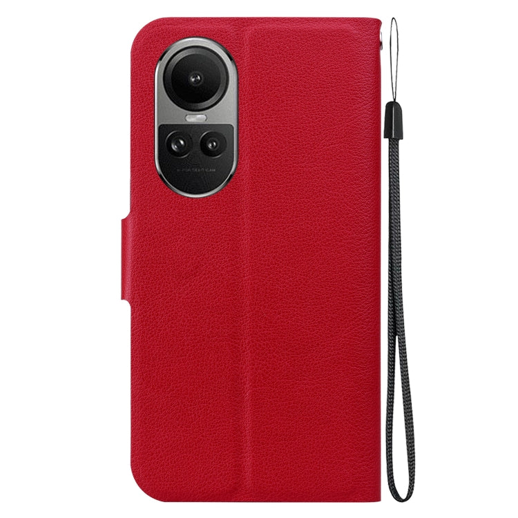 For OPPO Reno10 5G / Reno10 Pro 5G Global Ultra-thin Voltage Magnetic Buckle Leather Phone Case
