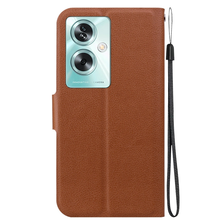 For OPPO A79 Global Ultra-thin Voltage Magnetic Buckle Leather Phone Case
