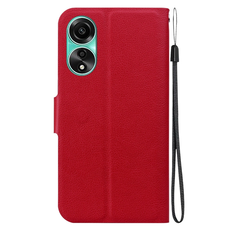 For OPPO A78 4G Ultra-thin Voltage Magnetic Buckle Leather Phone Case