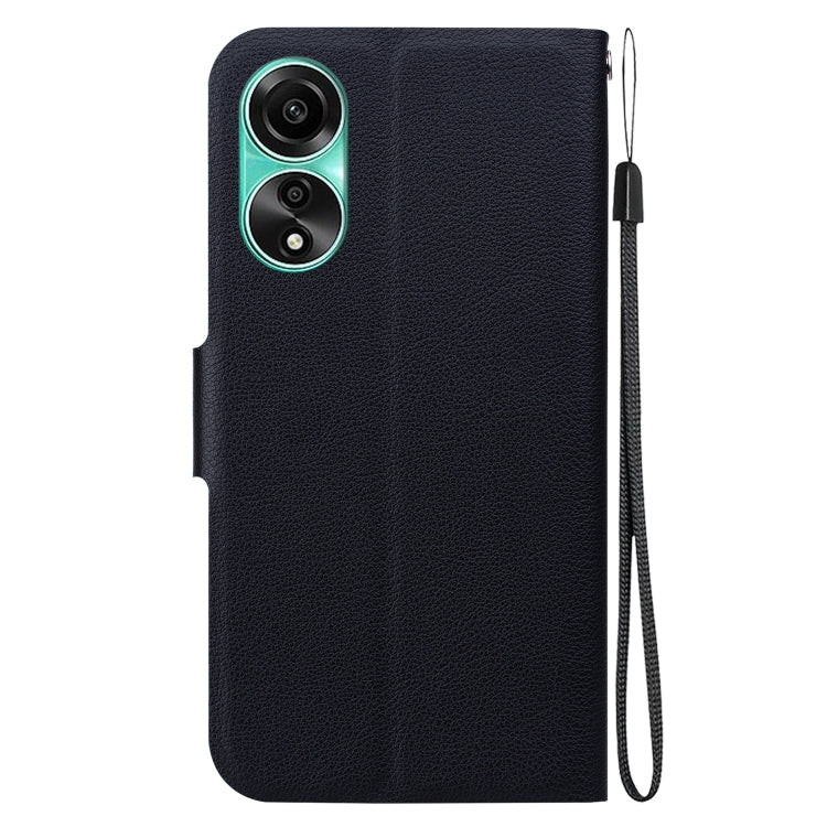 For OPPO A78 4G Ultra-thin Voltage Magnetic Buckle Leather Phone Case